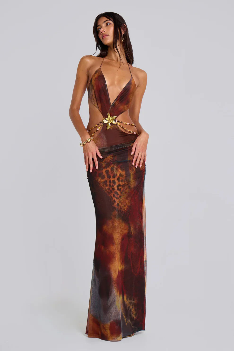 "Alexis" Maxikleid