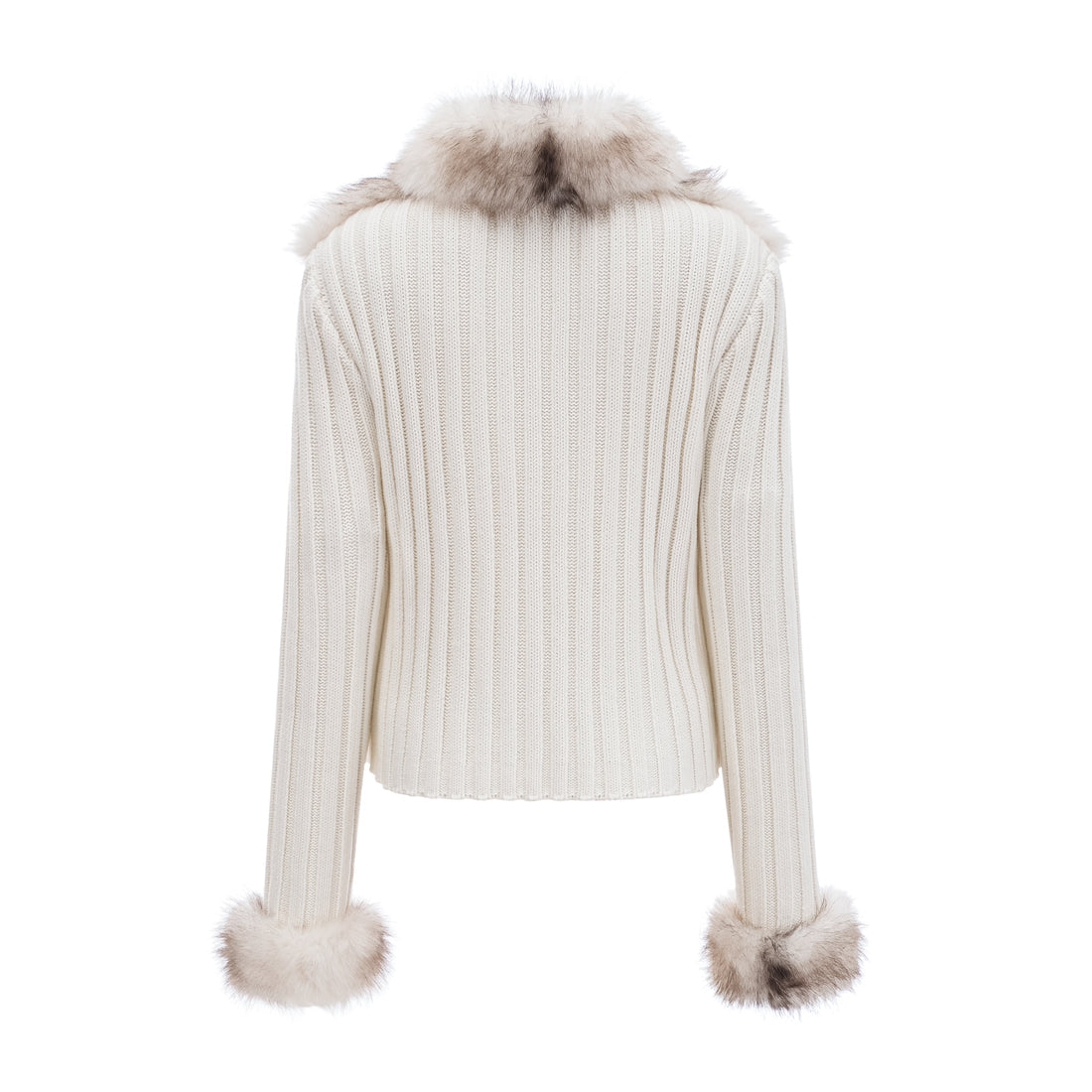 "Elena" Cardigan mit Fell